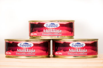 Muikkuja tomaattikastikkeessa | Kalakontti muikkusäilyke | Puumalan muikkuja