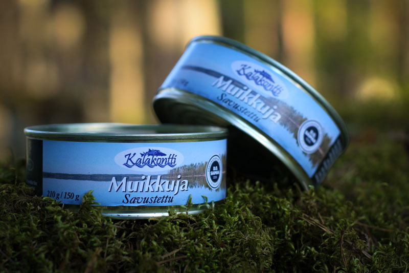 Muikkuja savustettu kalasäilyke Kalakontti